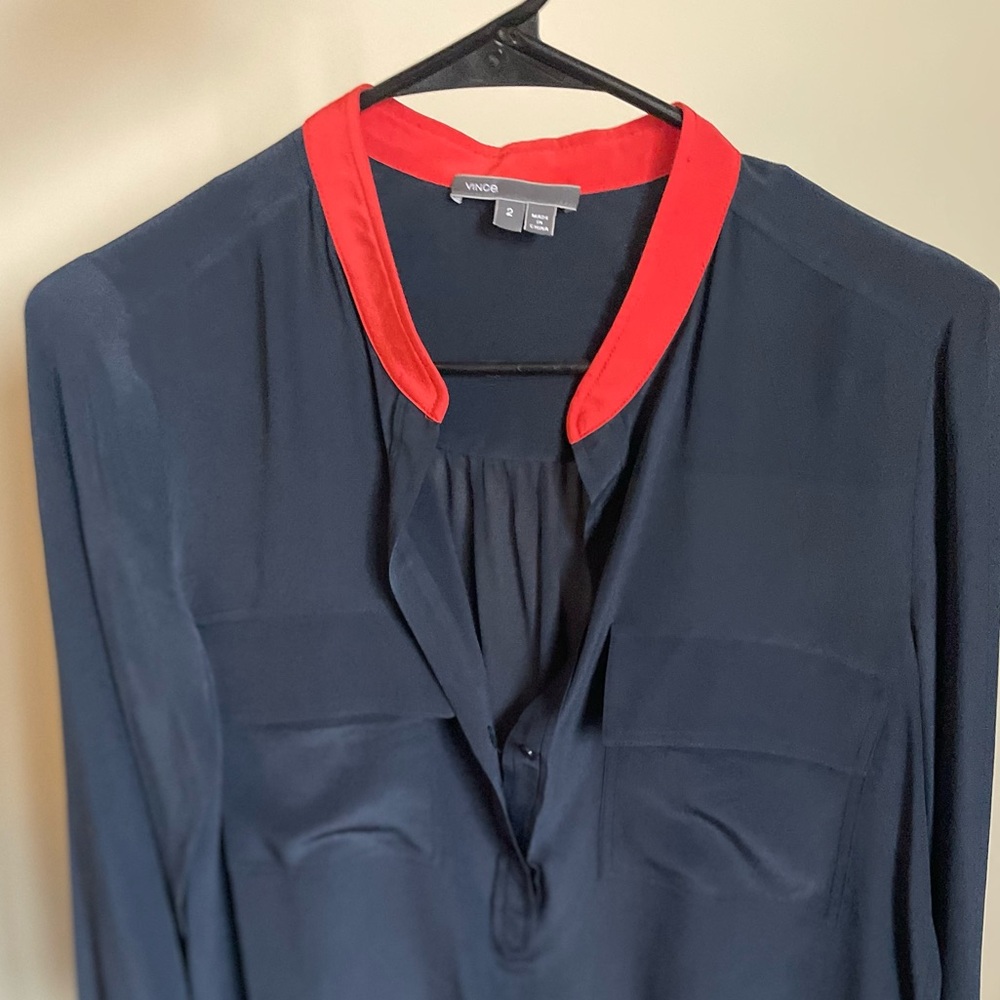 100% silk shirt by Vince